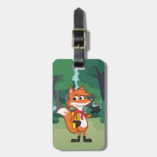 Schablone Gepäckanhänger (Vorderseite vertikal)