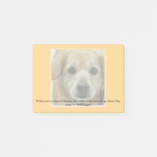 Schablone - Haustier-Bild und Zitat (oder behalten Post-it Klebezettel (Vorderseite)