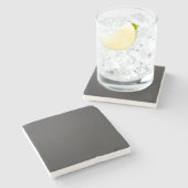 Schablone leere diy addieren TEXT-BILD-FOTO Steinuntersetzer (Seitenansicht)