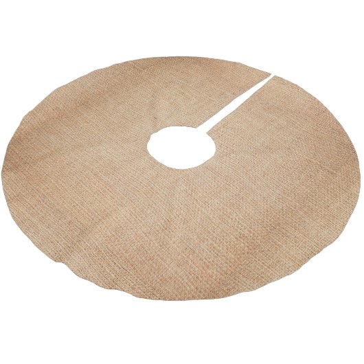 Schablone - Leinwand-Hintergrund Polyester Weihnachtsbaumdecke (Schrägansicht)