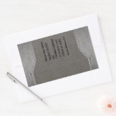 Schablone Rechteckiger Aufkleber (Umschlag)