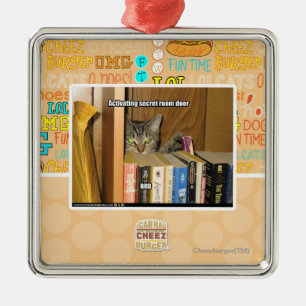 Schablone Silbernes Ornament