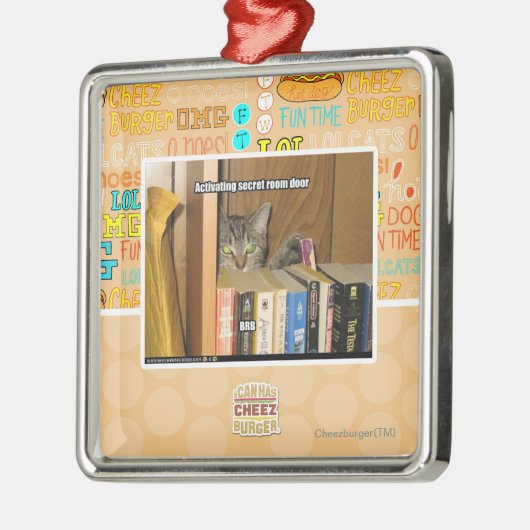 Schablone Silbernes Ornament (Links)