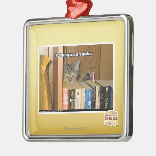 Schablone Silbernes Ornament (Links)