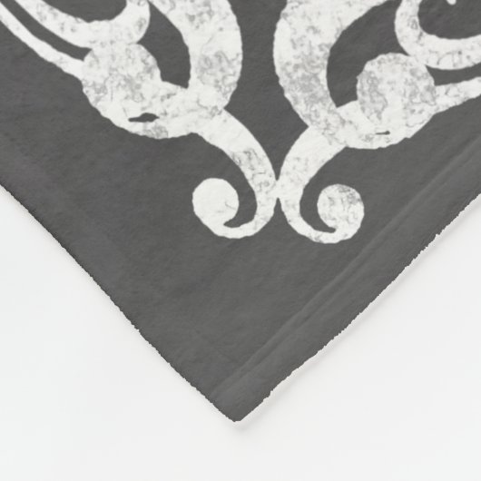 Schablone - Tafel-Hintergrund mit Grenze Fleecedecke (Ecke)