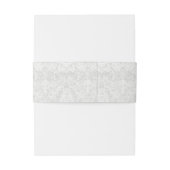 Schablone - weißer Spitze-Hintergrund Einladungsbanderole (Rückseitenbeispiel)