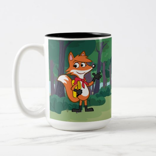 Schablone Zweifarbige Tasse (Links)