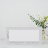 Schablonen-Beileid danken, die Ihnen, addieren 2 Dankeskarte (Stehend Vorderseite)