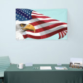 Schablonen-Flagge und Eagle Banner (Messeveranstaltung)