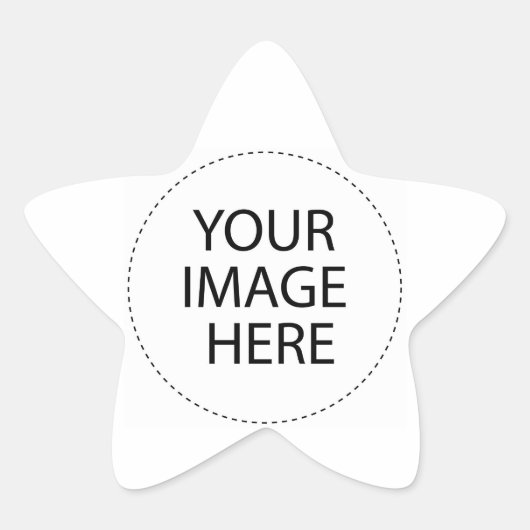 Schablonen-freier Raum addieren Ihren Bildtext Stern-Aufkleber (Vorderseite)