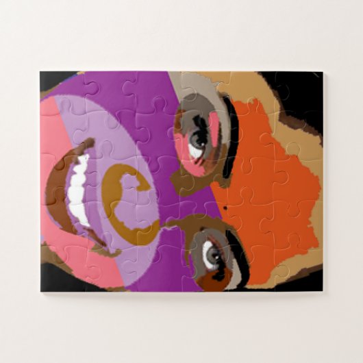 Schablonen-freier Raum addieren Ihren eigenen Puzzle (Horizontal)