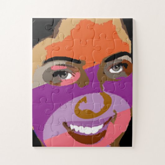 Schablonen-freier Raum addieren Ihren eigenen Puzzle (Vertikal)