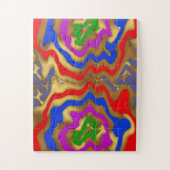 Schablonen-freier Raum addieren Ihren eigenen Puzzle (Vertikal)