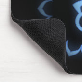 "Schablonen" Kehle Chakra - hellblau Mousepad (Ecke)