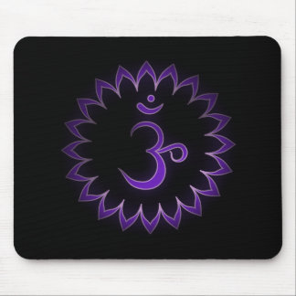"Schablonen" Krone Chakra - Sahasrara Mousepad