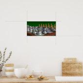 Schach20001000 bis 20x10 = 22x11 poster (Küche)