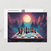 Schach 1026 postkarte (Vorne/Hinten)
