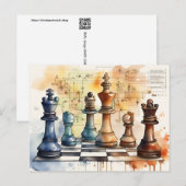 Schach 1027 postkarte (Vorne/Hinten)