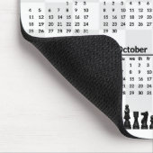 Schach 2025 Kalender Mousepad (Ecke)