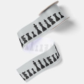 Schach 3 Zoll Satinband (Rückseite)