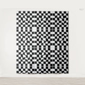 Schach abstrakt wandteppich (Vorderseite)