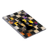 Schach Abstrakte Kunst - Gemischte Texturen Notizblock (Rechte Seite)