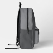 Schach als Personalisierter grauer Rucksack Männer (Links)