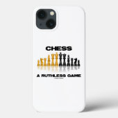 Schach als rücksichtsloses Set Case-Mate iPhone Hülle (Rückseite)