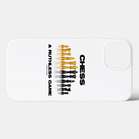 Schach als rücksichtsloses Set Case-Mate iPhone Hülle (Rückseite (Horizontal))