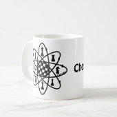 Schach Angelegenheiten, Schach-Atom Kaffeetasse (Vorderseite Links)