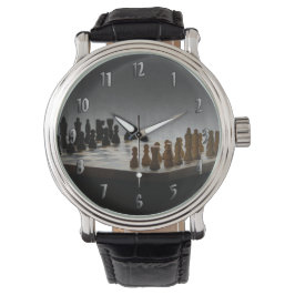 Schach Armbanduhr