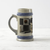 Schach-Art Bierglas (Links)