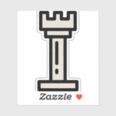 Schach Aufkleber (Blatt)