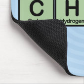 Schach aus Elementen Mousepad (Ecke)