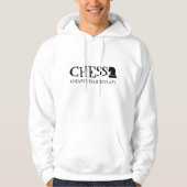 Schach billiger als Therapie lustige Hoody mit Zit (Vorderseite)