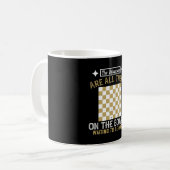 Schach - Blasen werden gewartet Kaffeetasse (Vorderseite Links)