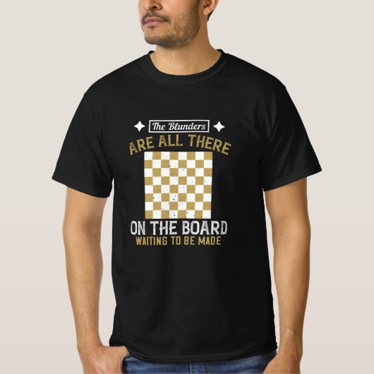 Schach - Blasen werden gewartet T-Shirt (Vorderseite)