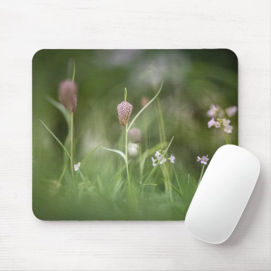 Schach-Blume Natur-Foto Mousepad (Mit Mouse)