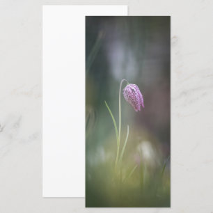 Schach-Blume-Natur-Fotokarte