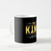 Schach-Board King Checkmate-Game-Geschenk Kaffeetasse (Vorderseite Links)