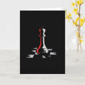 Schach-Board King Checkmate-Game-Geschenk Karte (Gelbe Blume)