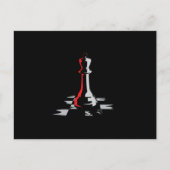 Schach-Board King Checkmate-Game-Geschenk Postkarte (Vorderseite)