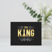 Schach-Board King Checkmate-Game-Geschenk Postkarte (Stehend Vorderseite)