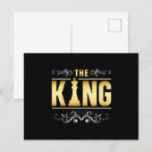 Schach-Board King Checkmate-Game-Geschenk Postkarte (Vorne/Hinten)