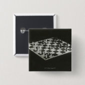 Schach-Brett Button (Vorne & Hinten)