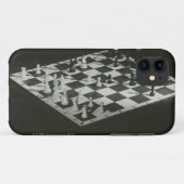 Schach-Brett Case-Mate iPhone Hülle (Rückseite (Horizontal))