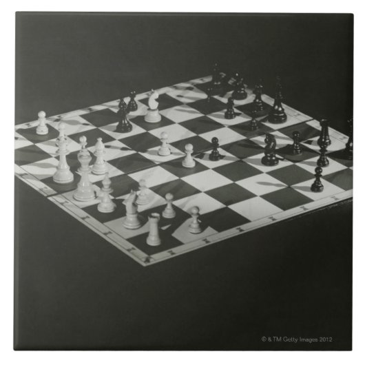 Schach-Brett Fliese (Vorderseite)