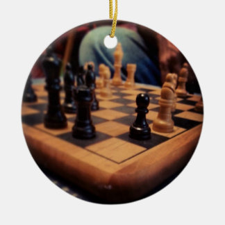Schach-Brett-Geschenkartikel Keramikornament