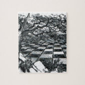 Schach-Brett im Märchenland Puzzle (Vertikal)