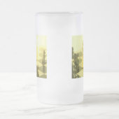 Schach-Brett-mattierte Glasbier-Tasse Mattglas Bierglas (Mittel)